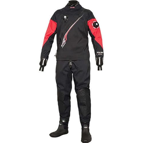 Bare Front Zip Trilam Tech Dry Men's Drysuit Black