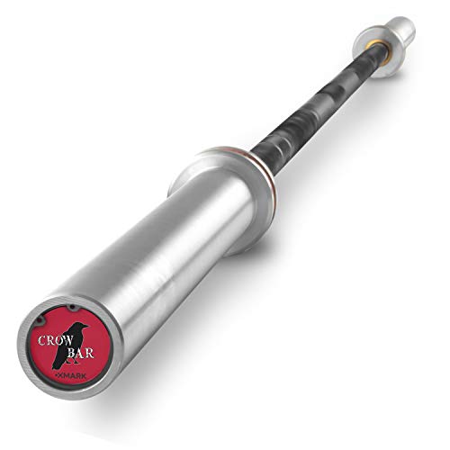 XMark TRI-GRIP Olympic Barbell 275 lb Set with The CROWBAR 7' Olympic Bar