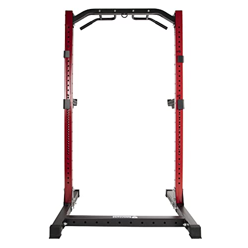Signature Fitness Power Rack Squat Stand Red