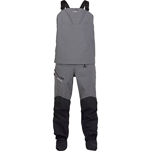 NRS Men's Recoil Gore-TEX Pro Dry Bibs Gray
