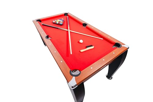 RACK Stark 5.5-Foot Billiard/Pool Table Brown