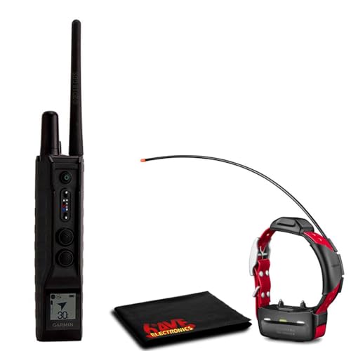 Garmin Pro 550 Plus Handheld Bundle with TT15X GPS Collar and Cleaning Cloth