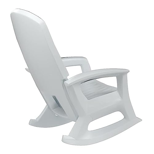 Semco Rockaway Heavy-Duty Outdoor Rocking Chair White (4 Pack)