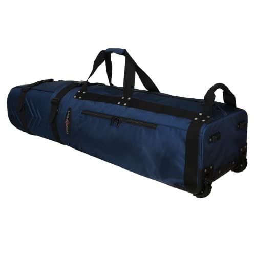 CaddyDaddy First Class Premium Soft-Sided Travel Cover Blue w/North Pole