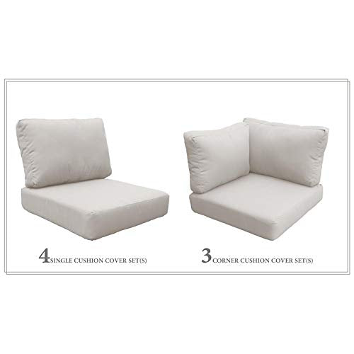 TK Classics Cushions Barbados Patio Furniture Beige