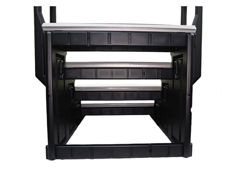 Confer Plastics 4 Step Signature Spa Steps Gray