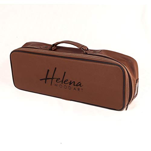 Helena Wood Art Wooden Mosaic Inlaid Oval Rummy Game Set Rose