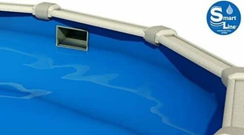 Lake Effect Pools Testudo 18' Round Above Ground Swimming Pool Blue