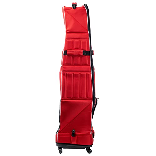 Izzo High Roller Golf Travel Bag - Golf Club Travel Cover - Red/White