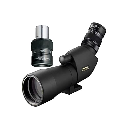 Pentax High-Precision PF-65EDA II 65mm Spotting Scope Bundle with XF Zoom Eyepiece 6.5-19.5mm