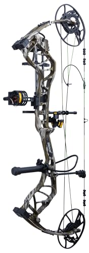 Bear Archery Gamekeeper Ready to Hunt Compound Bow Package 60 lb Draw Weight Right Hand Mossy Oak Bottomland