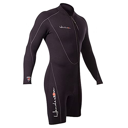 Henderson Thermoprene Long Sleeve Shorty/Jacket 7mm Wetsuit Black