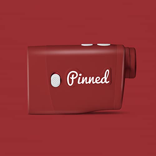Pinned Golf Prism Slope Rangefinder Red