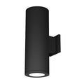 WAC Lighting Tube Architectural 8" LED Up and Down Wall Light Black
