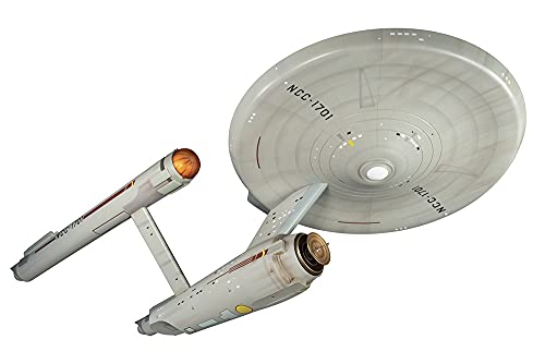 Polar Lights Star Trek 1:350 Scale U.S.S. Enterprise Prebuilt Display Multi