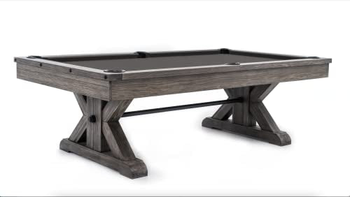 Empire USA Plank & Hide - Otis Billiard Pool Table Weathered Grey 8'
