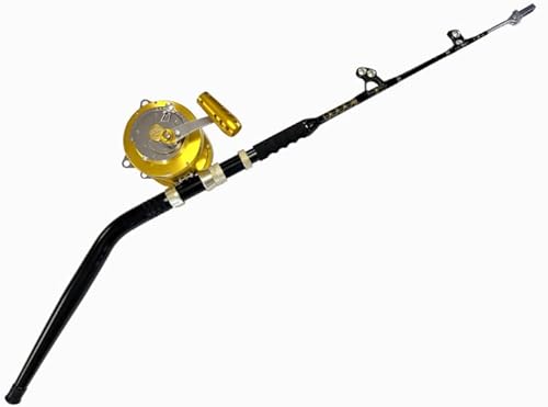 EAT MY TACKLE 130W 2-Speed Reel on 160-200 lb. Short Dredge Rod