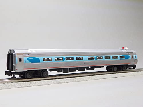 Lionel Amtrak AMFLEET Phase V Passenger Coach/CAB CAR 2 Pack O Gauge Silver