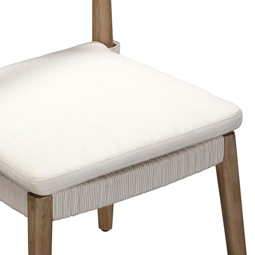 Tov Furniture Gata Cream Outdoor Dining Chair Set of 2 Cream