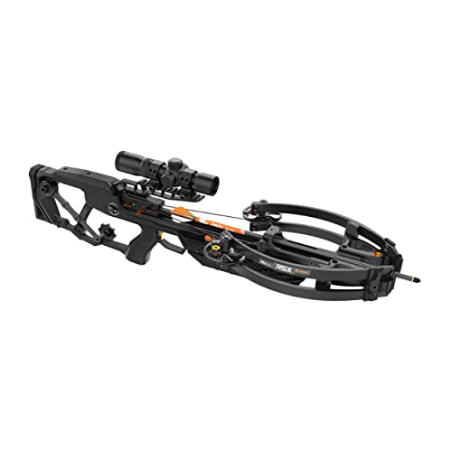 RAVIN R5X Crossbow Bundle with Hard Case, Titanium Broadheads, Carbon Arrows, Sling, Bi-Pod, Hat, String Fluid Black