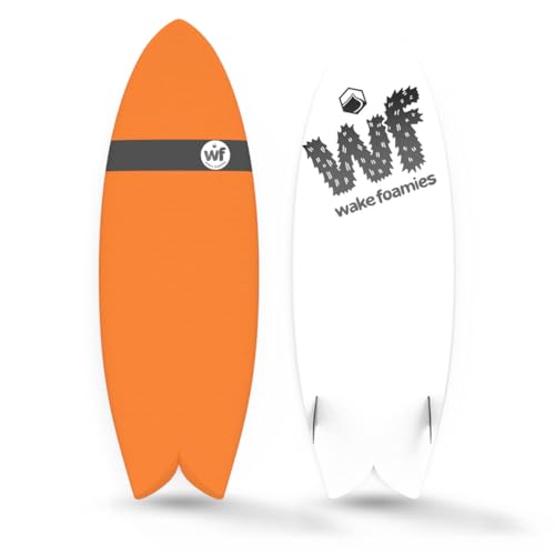Liquid Force Wake Foamie Fish 5ft Wakesurf Board Orange