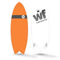 Liquid Force Wake Foamie Fish 5ft Wakesurf Board Orange