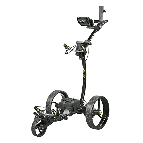 BAT-CADDY ELECTRIC GOLF CADDY X8R Sealed Lead 18-Hole Battery Powered Push Cart with Remote, Dual Motor, 9-Speeds, Reverse, Cruise Control, Anti-Tip Wheel, Downhill Control - Phantom Black