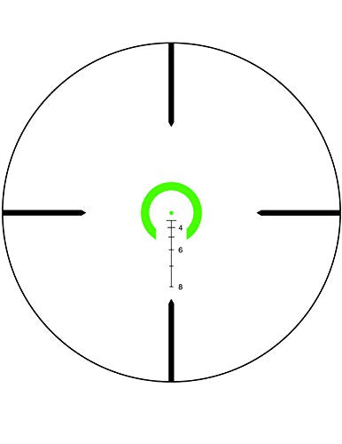 Trijicon Vcog 1-6x24mm Green Horseshoe Dot/Crosshair Riflescope Black Green