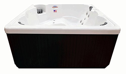 Home and Garden Spas Hudson Bay 6 Person 19 Jet Spa with Stainless Jets Ivory White