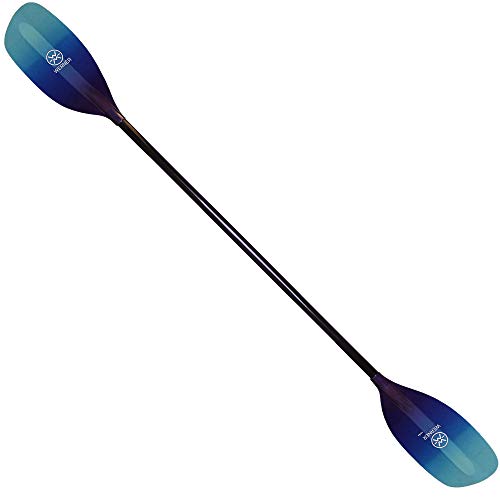 Werner Paddles Strike Fiberglass 4-Piece Whitewater Kayak Paddle Gradient Galaxy