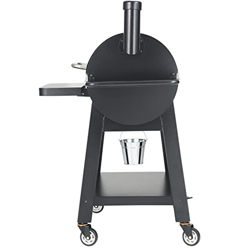 VEVOR Portable Wood Pellet Smoker Grill with PID Temperature Control Black