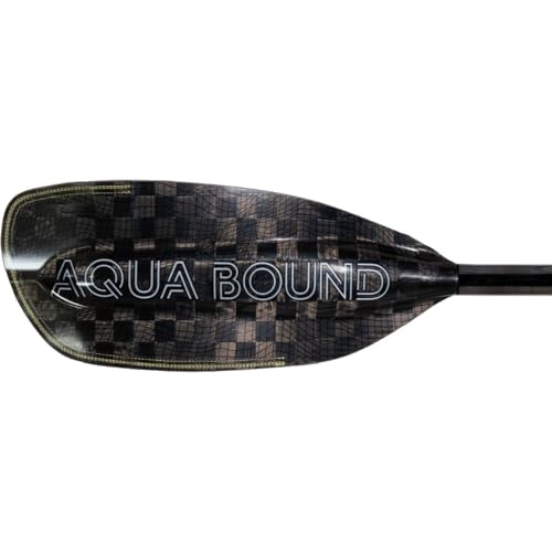 AQUA BOUND Carbon Versa-Lok Bent Shaft Kayak Paddle 4-Piece Black