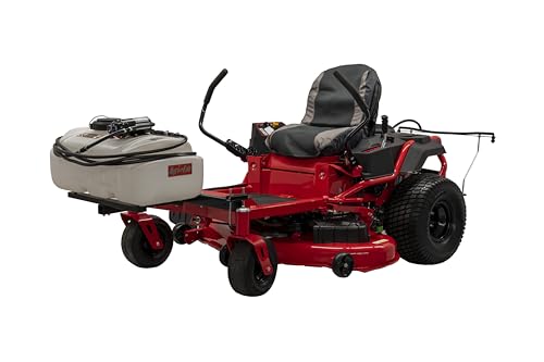 Agri-Fab 45-0628 Zero Turn Riding Lawn Mower Sprayer with Boom and Wand 15-Gallon Capacity White