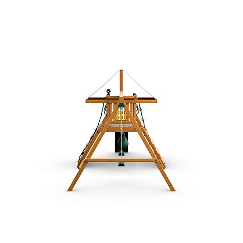Gorilla Playsets High Point Wood Swing Set Amber
