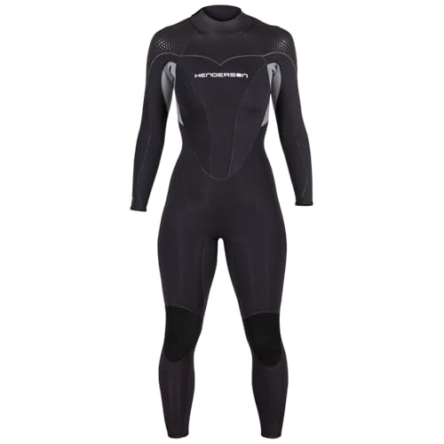 Henderson Women's Thermoprene Pro 5mm Back Zip Wetsuit Black Size 18S