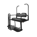 ProFX Golf Cart Rear Flip Seat Kit for E-Z-GO TXT | Black Cushions