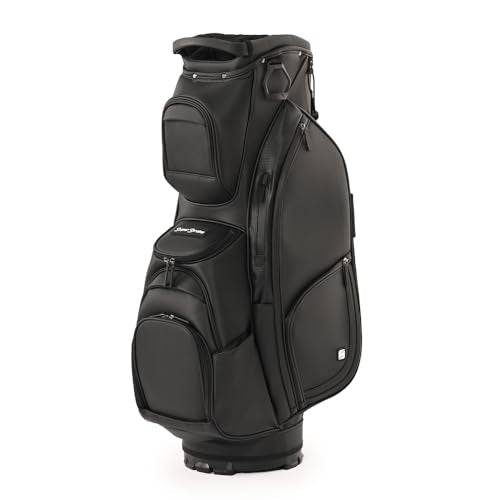 SuperStroke Golf Bag with Cart for Men & Women, Black
