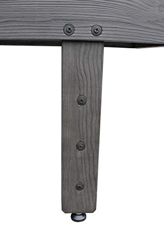 Playcraft Saybrook Midnight Shuffleboard Table Midnight Charcoal Gray 12