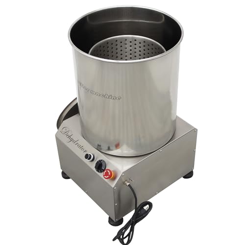 HQHAOTWU Electric Food Dehydrator Stainless Steel Adjustable Speed