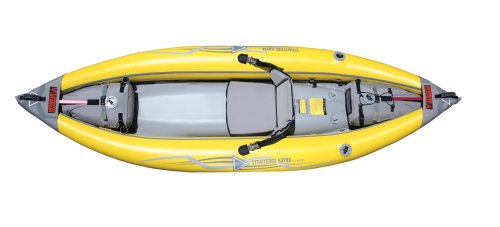 ADVANCED ELEMENTS StraitEdge Inflatable Kayak Yellow/Gray