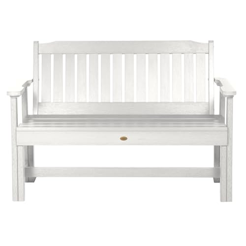 Sequoia Professional Commercial Grade Exeter 4 Foot Garden Bench White