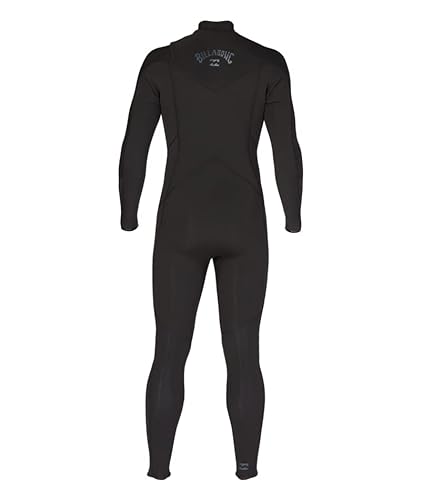 Billabong Mens 4/3mm Absolute Chest Zip Fullsuit GBS Wetsuit Black 23 Medium