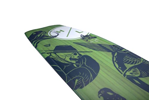 Hyperlite Guara Mens Wakeboard Wood Grain/Green 147cm