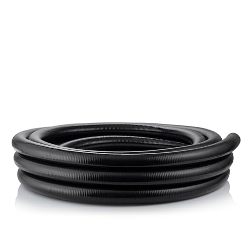 Alpine Corporation 100' PVC Ultra-Flex Hose 3" Inside Diameter Black