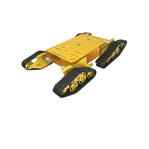CHANWA 4WD Crawler Metal Tank Intelligent Robot Chassis TD900Silver