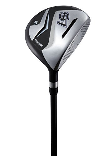 PRECISE Men's Complete Golf Club Package Set With Titanium Driver, Fairway Woods, Hybrid, Irons, Putter, Stand Bag, 4 H/C's Blue