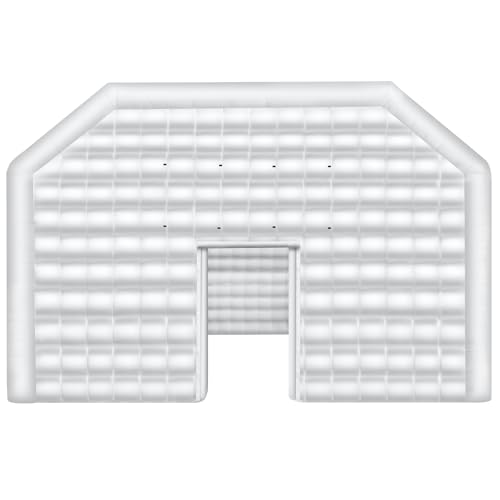 VEVOR Inflatable Nightclub Party Tent 29.5 x 19.7 x 13.1 Ft White