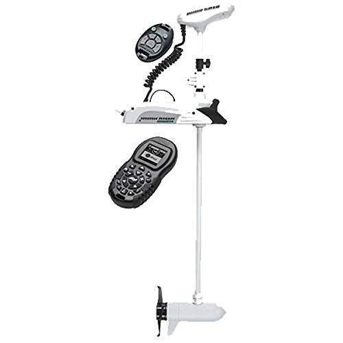 Minn Kota Riptide Terrova Trolling Motor with Digital Maximizer & i-Pilot GPS, 112 lbs Thrust, 60" Shaft White