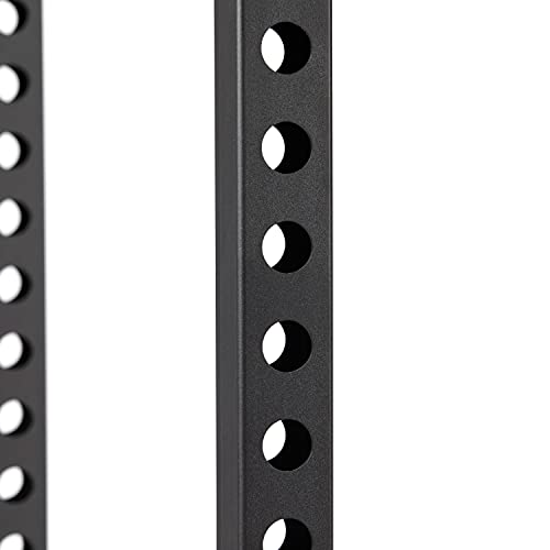 Titan Fitness T-2 Series Power Rack with J-Hooks and Pull-Up Bar Black