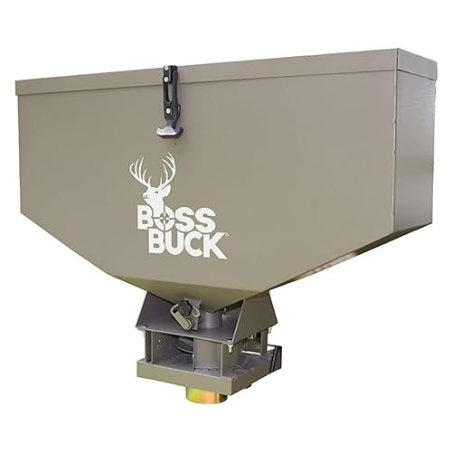 Boss Buck ATV Spreader with Adjustable Flow Rate & 4 Prong Tail Light Adapter, 2 Pack